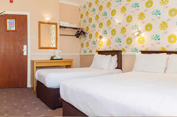 Blackpool Hotel 1 – bedroom